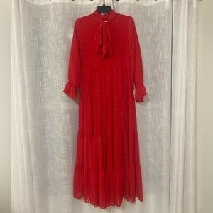 Red Dainty Jewells Dress